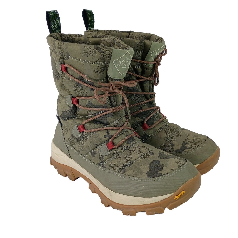 Muck Boots Womens 10 Nomadic Sport Arctic Grip Waterproof Insulated Camo Boots